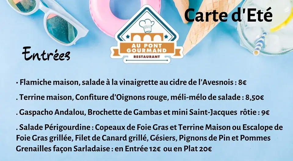 Menu_Au Pont Gourmand_Pont-sur-Sambre_image_2