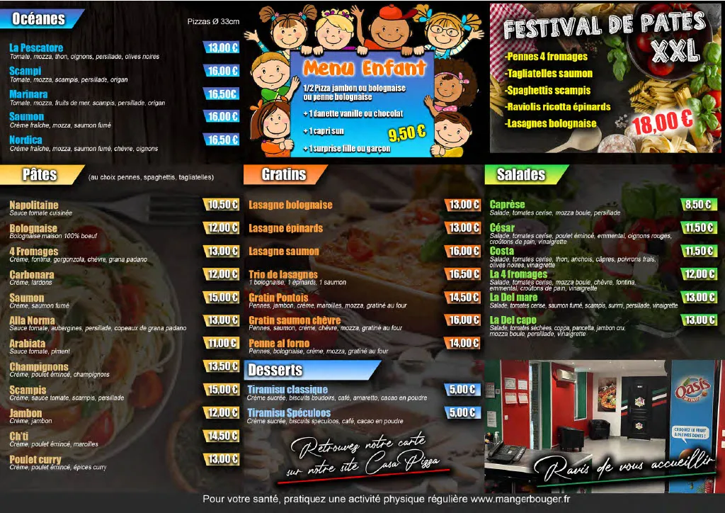 Menu_Casa della Pizza_Pont-sur-Sambre_image_2