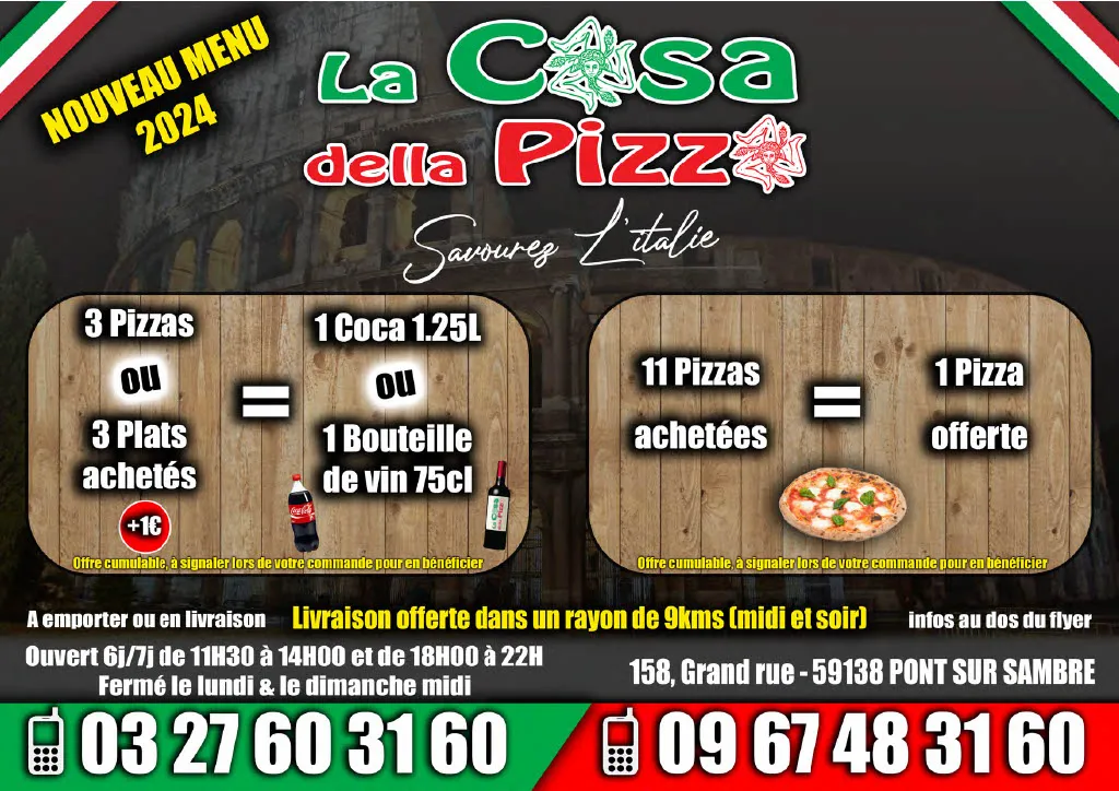 Menu_Casa della Pizza_Pont-sur-Sambre_image_3