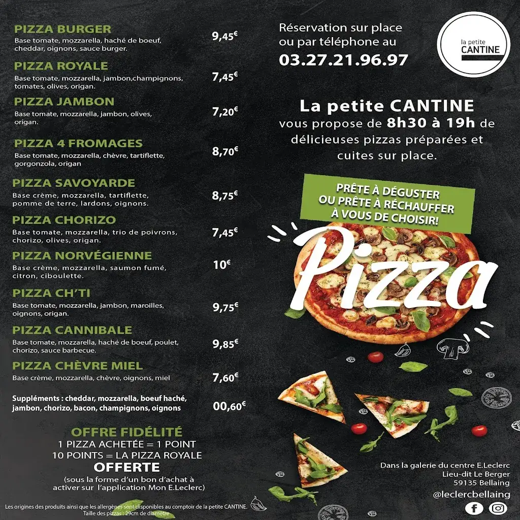 La Petite Cantine restaurant in Bellaing