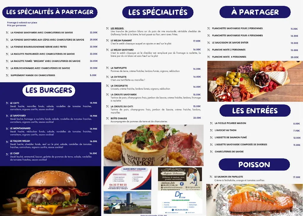 Menu_Le Ch'ti Savoyard_Bapaume_image_1