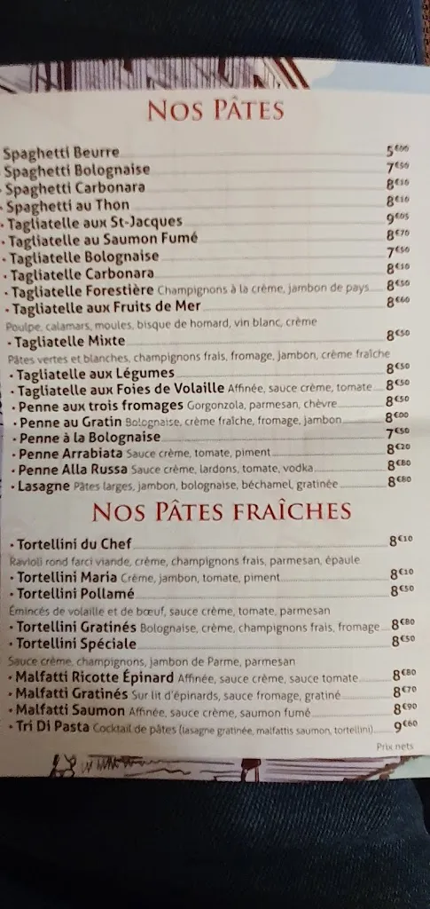 Menu_RESTAURANT LE STROMBOLI -RESTAURANT-PIZZÉRIA BAPAUME ET ENVIRONS_Bapaume_imagen_4