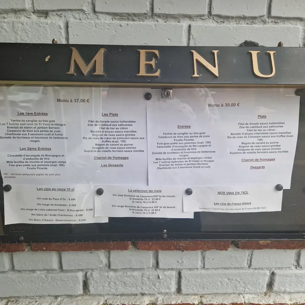 Menu_Auberge de la Vallée d'Ancre_Authuille_image_3