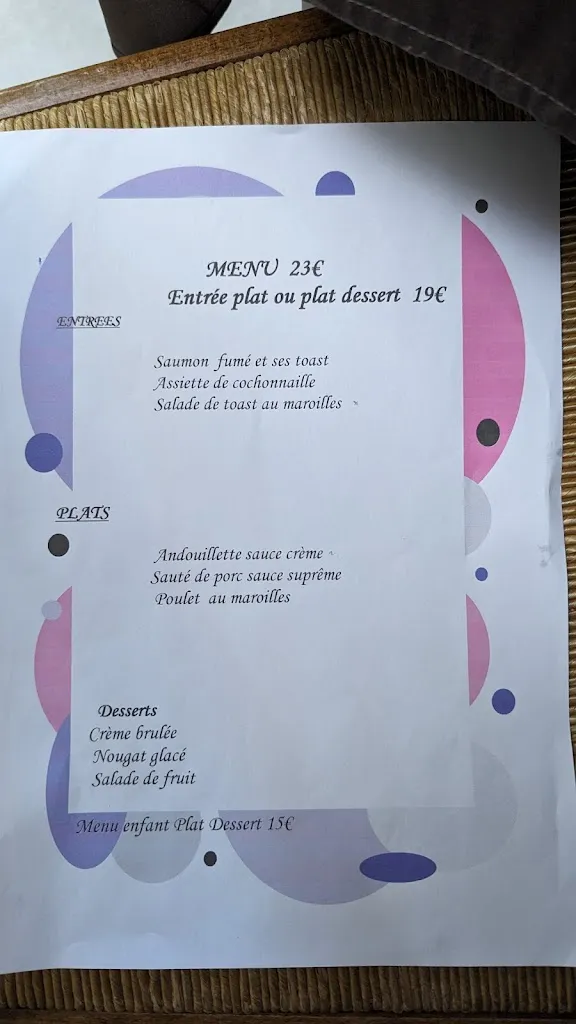 Menu_La Taverne du Cochon Salé_Authuille_image_1