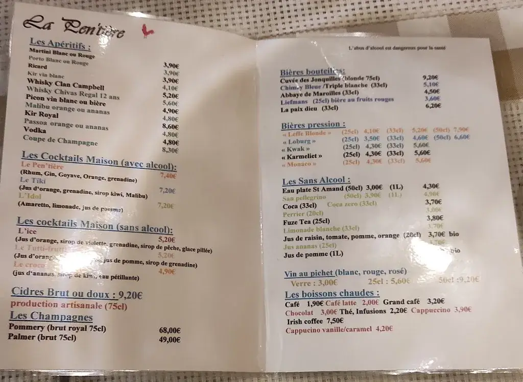 Menu_Restaurant La Pen'tière_Avesnelles_image_2