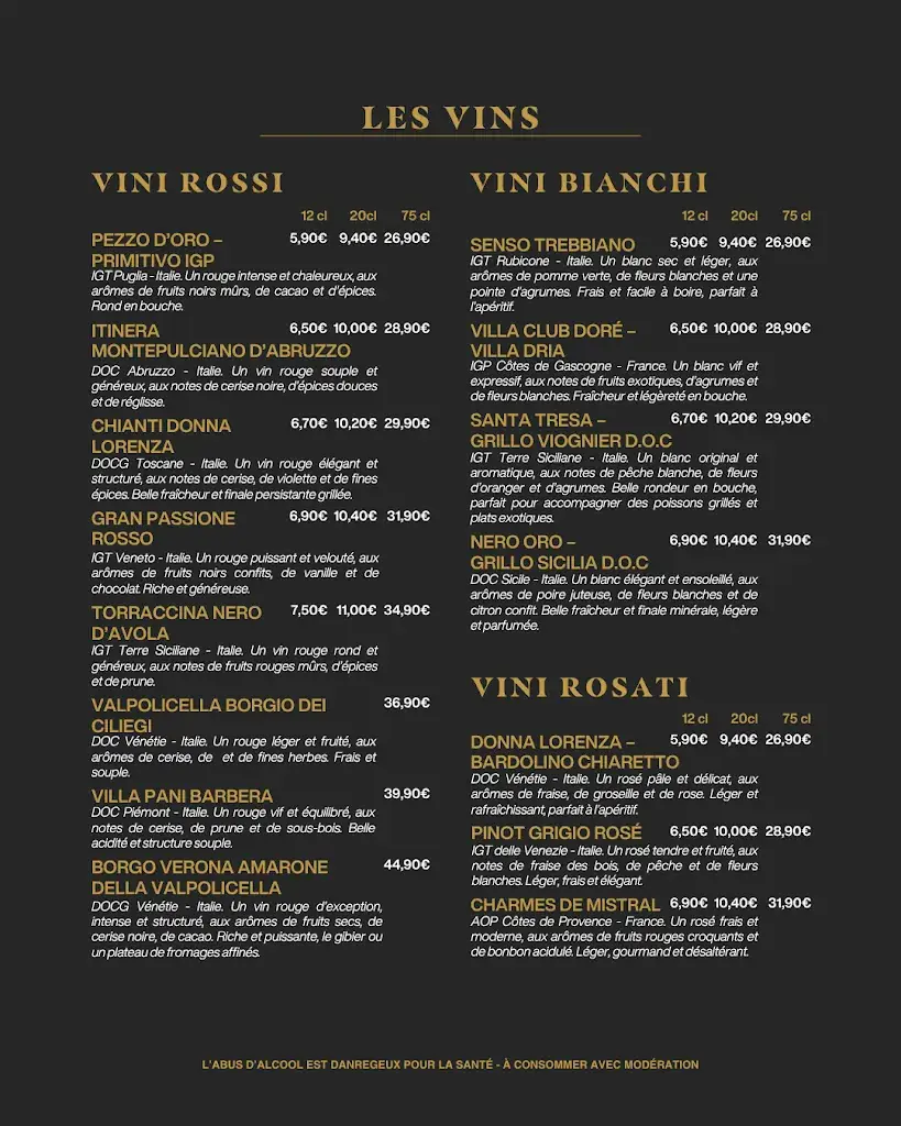 Menu_La villa Brasserie Italienne Genay_Genay_image_4