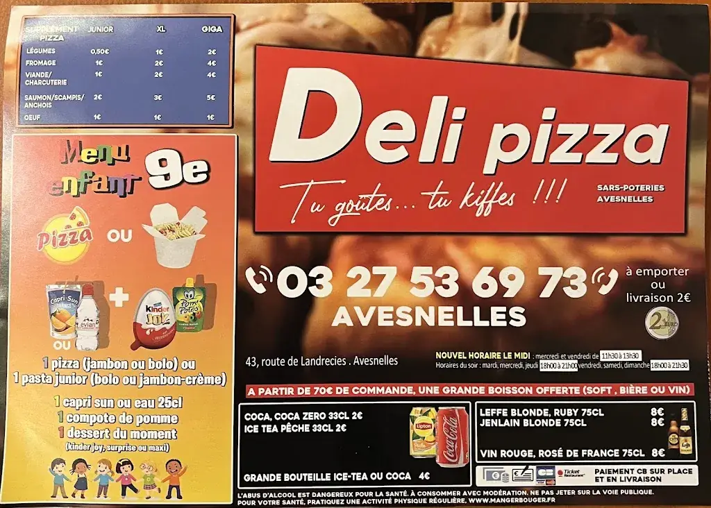 Menu_Deli pizza Avesnelles_Avesnelles_image_1