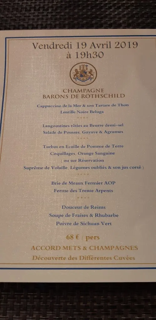 Menu_Restaurant Le Pavé de Sars_Sars-Poteries_image_1