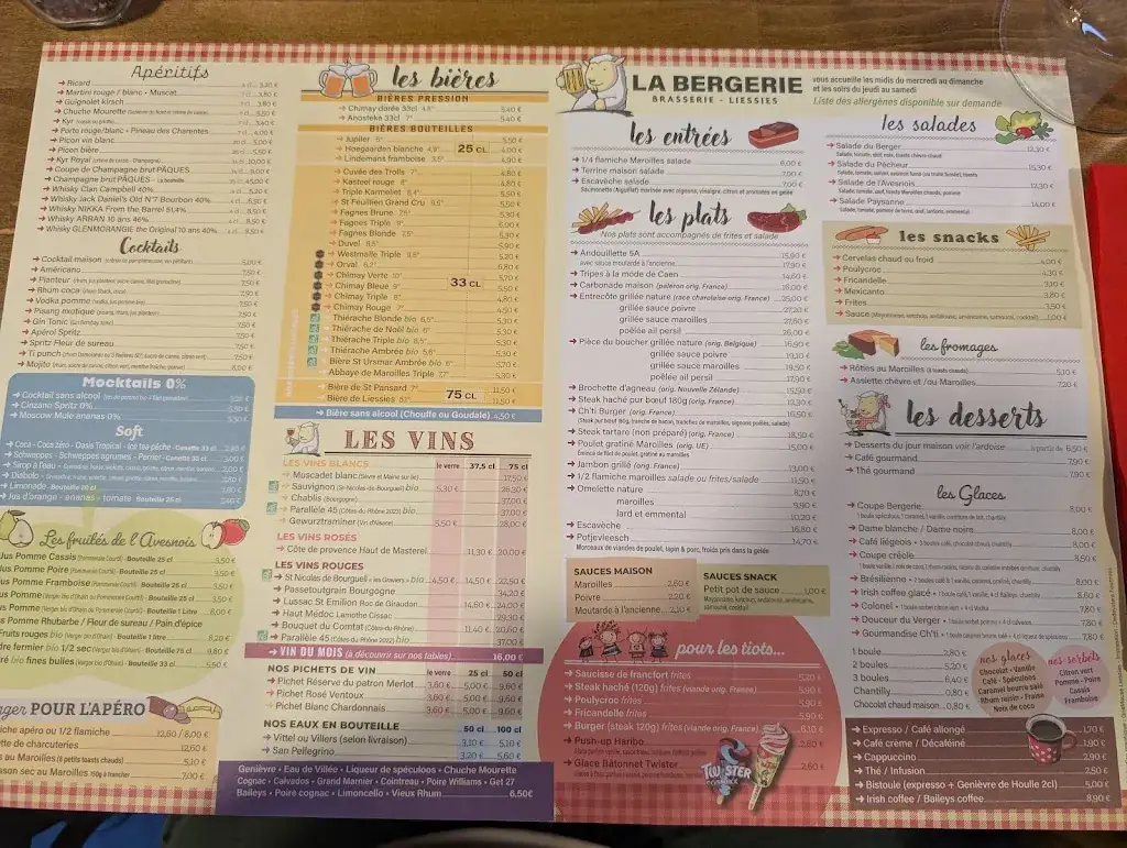 Menu_La Bergerie_Liessies_image_1