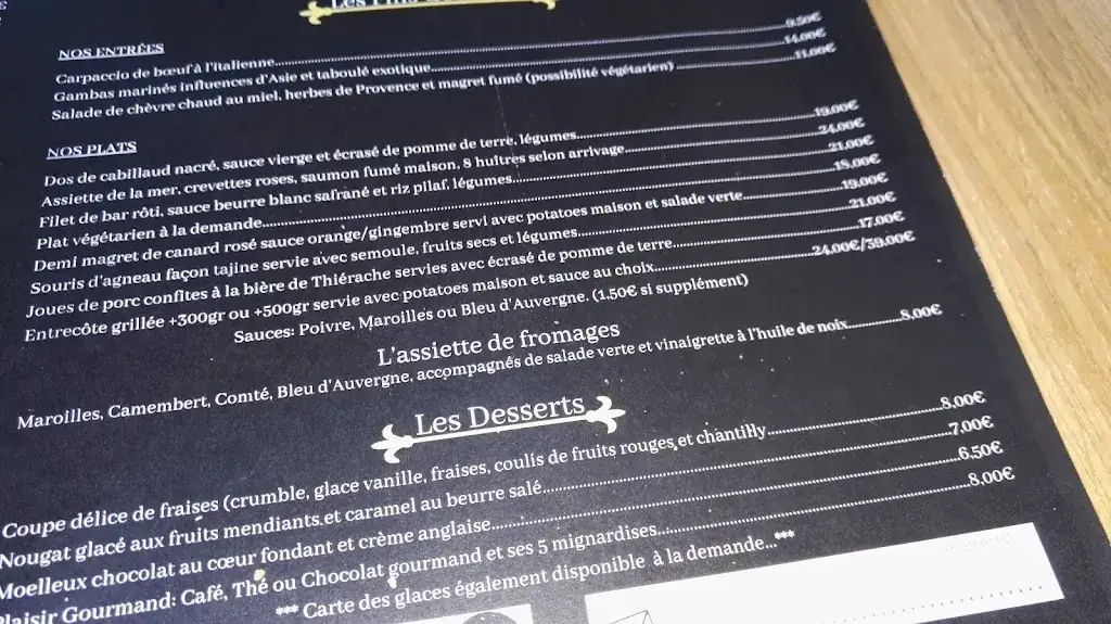 Menu_La petite Folie_Trélon_image_1