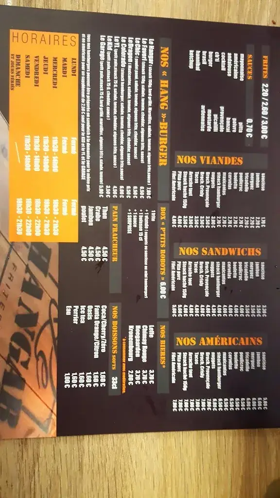 Menu_Le Hangar_Dourlers_image_1