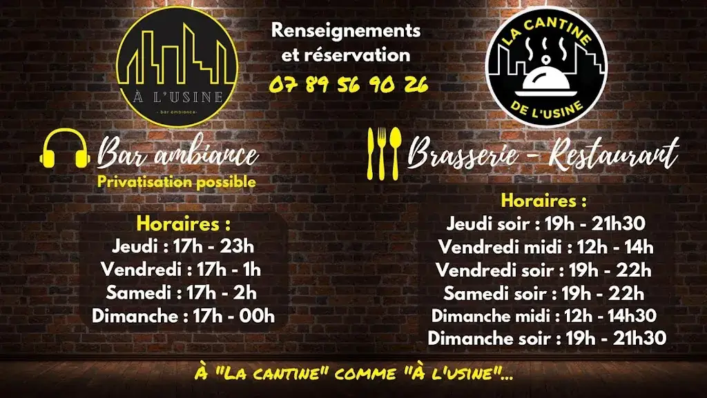 Menu_À L'USINE & LA CANTINE DE L'USINE_Bavay_image_3