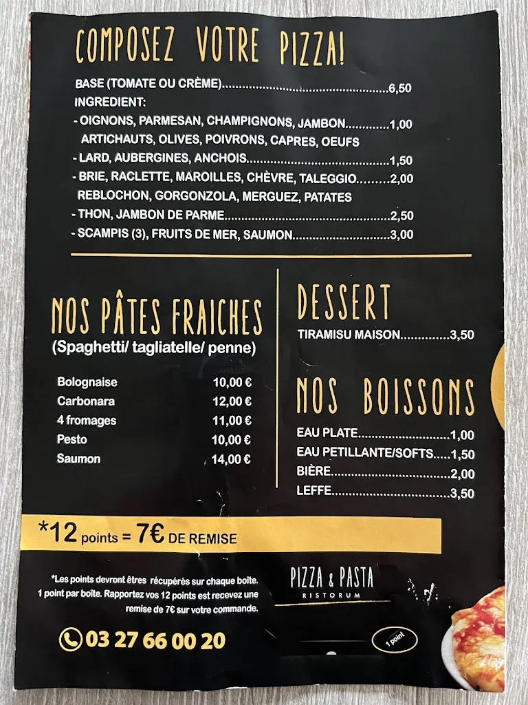 Menu_Pizza Et Pasta_Bavay_image_1