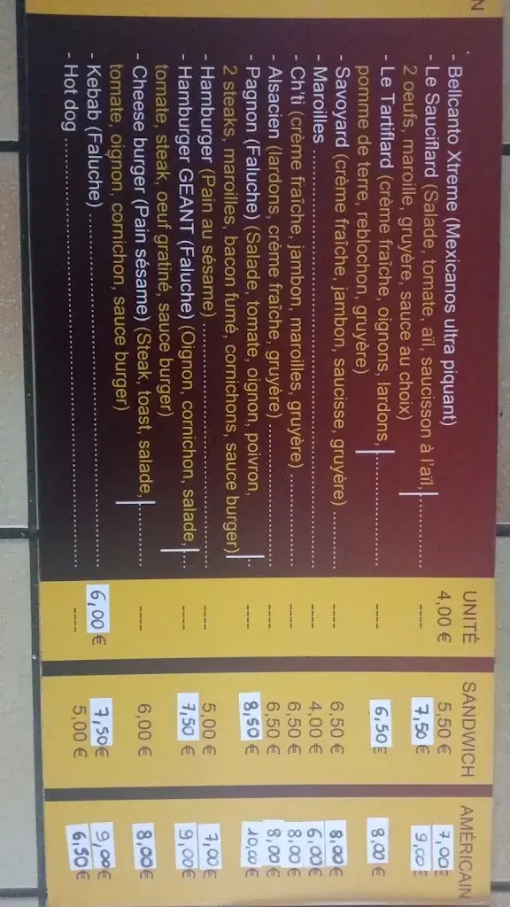 Menu_La Frite d'Autrefois_Bertry_image_2