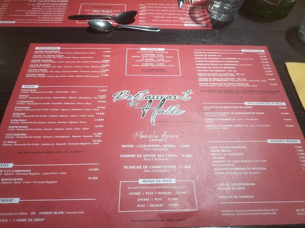 Menu_Restaurant De La Halle Albertville_Albertville_image_2