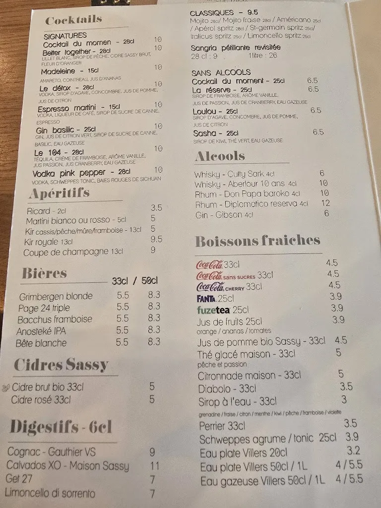 Menu_La Réserve_Berck_image_1