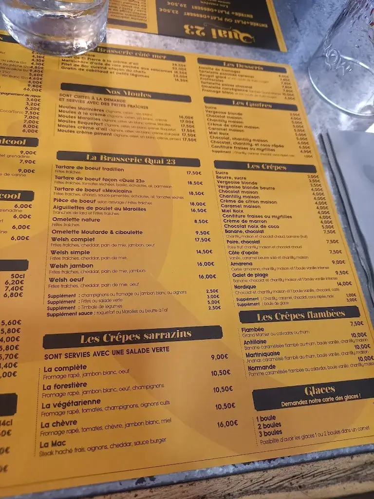 Menu_L'Océane - Quai 23_Berck_image_3