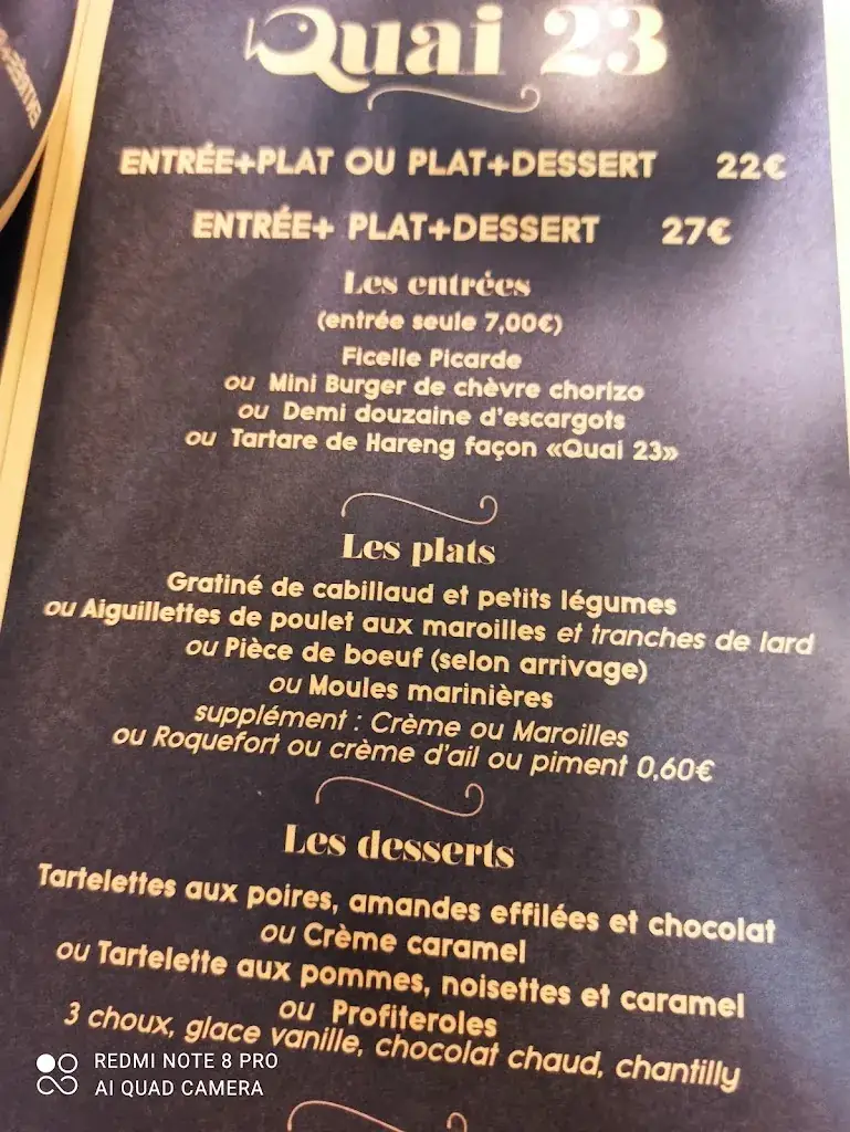 Menu_L'Océane - Quai 23_Berck_image_4