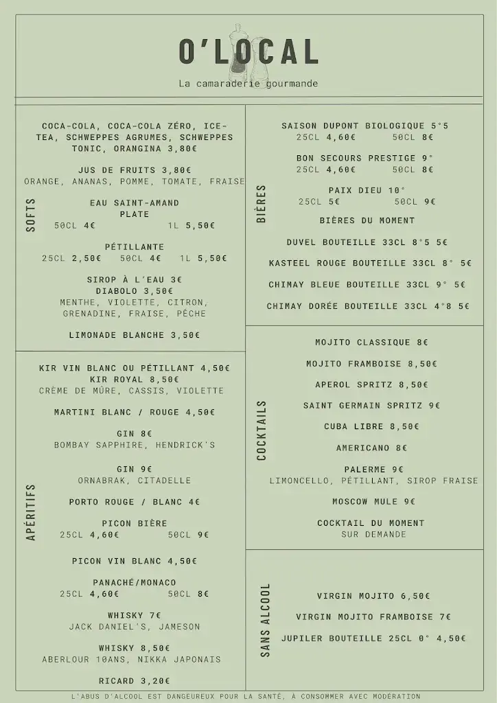 Menu_Brasserie O'local_Bersée_image_3