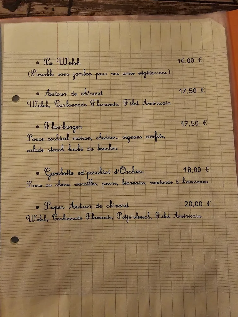 Menu_Estaminet Chez Flavien_Mons-en-Pévèle_image_2