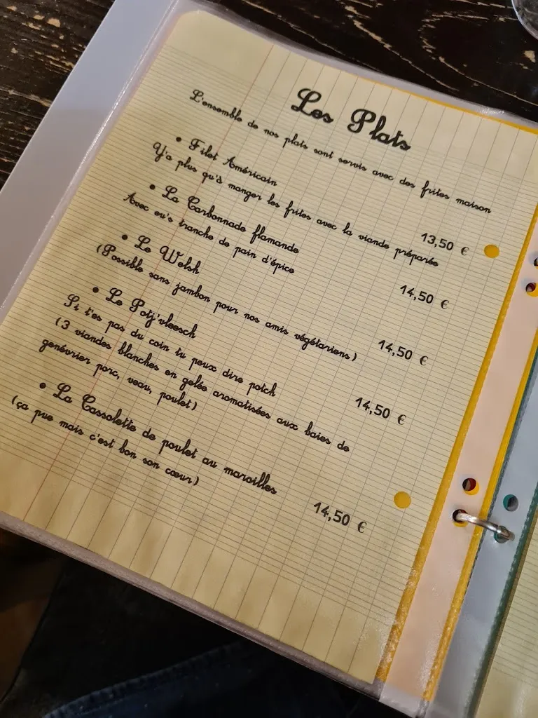 Menu_Estaminet Chez Flavien_Mons-en-Pévèle_image_4