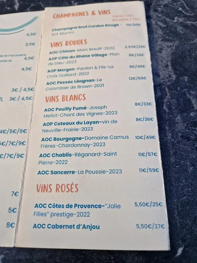 Menu_Restaurant le Saint Michel_Mérignies_image_3