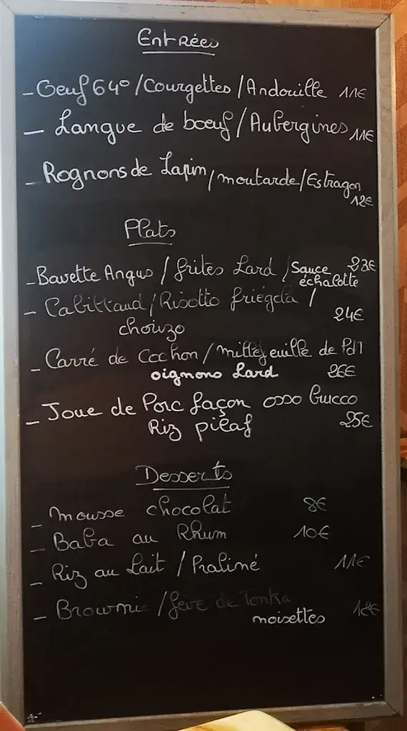 Menü_Le bistrot du Witloof_Ennevelin_Bild_1