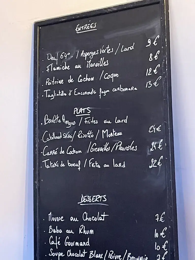 Menü_Le bistrot du Witloof_Ennevelin_Bild_2