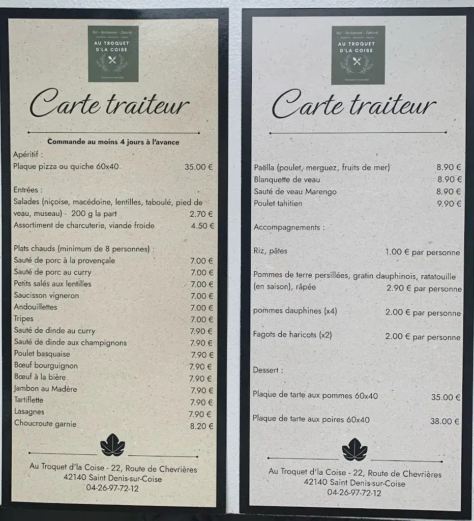 Menu_Au Troquet d'la Coise_Saint-Denis-sur-Coise_image_1