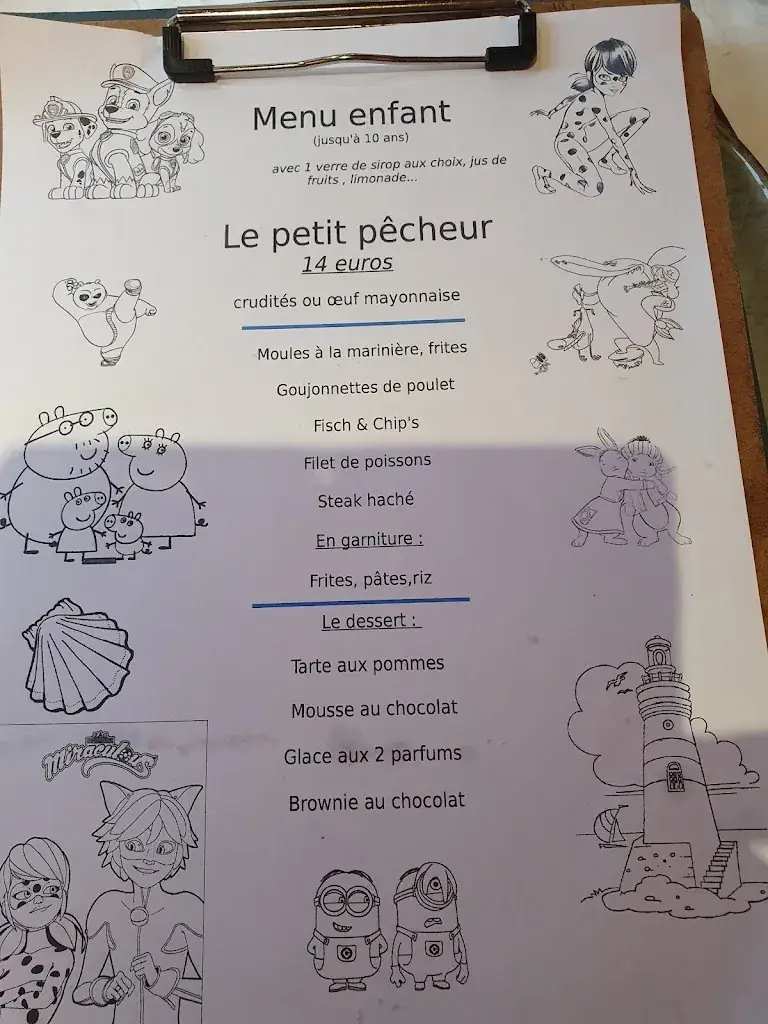 Menu_Le Homard Bleu_Tréport_image_4