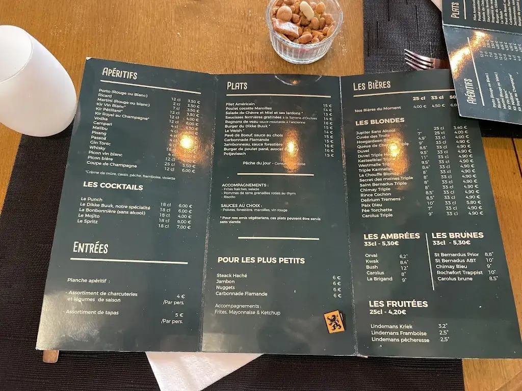 Menu_L'auberge du Dikke Buuk_Bailleul_image_1