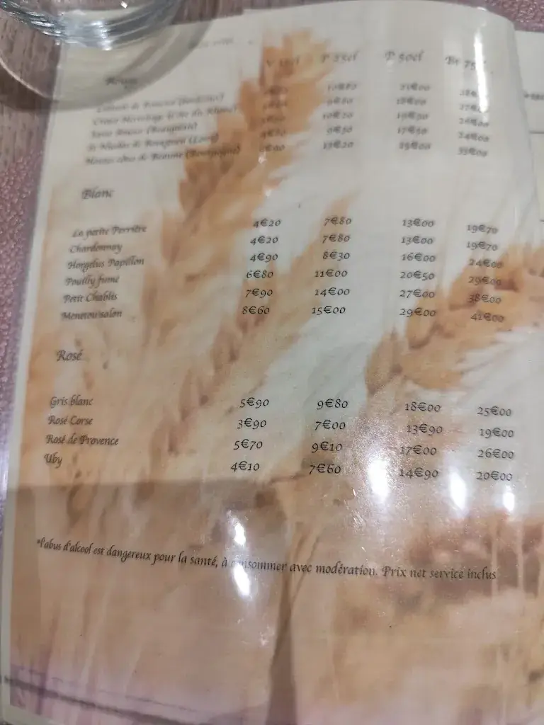 Menu_L'Épi de Blé_Bailleul_image_3