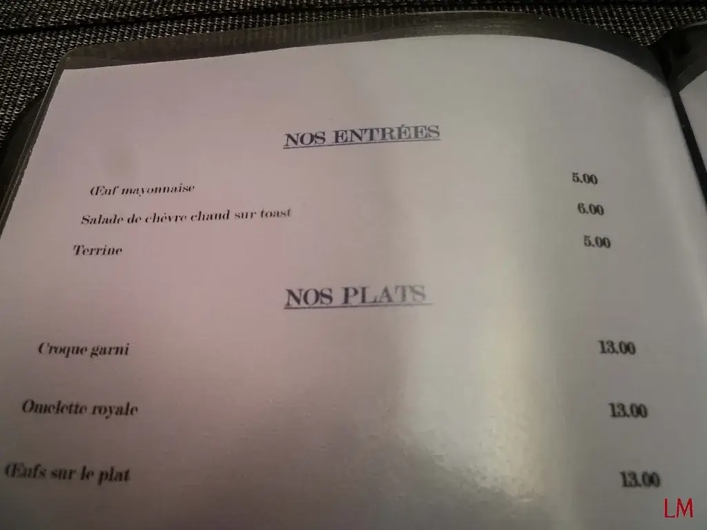 Menu_Brasserie Mélusine_Bailleul_immagine_2