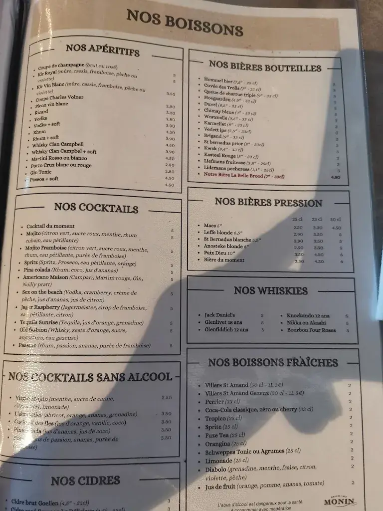 Menu_La MAISON restaurant By E.Leclerc_Bailleul_image_3