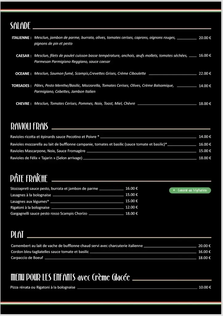 Menu_L’Excelsior lounge_Bailleul_image_1