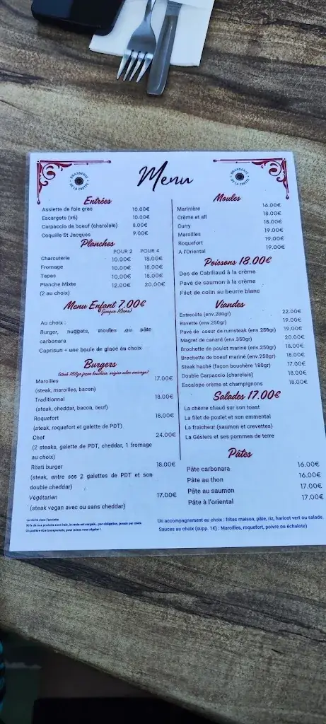 Menu_BRASSERIE DE LA FRETTE_Tergnier_immagine_3