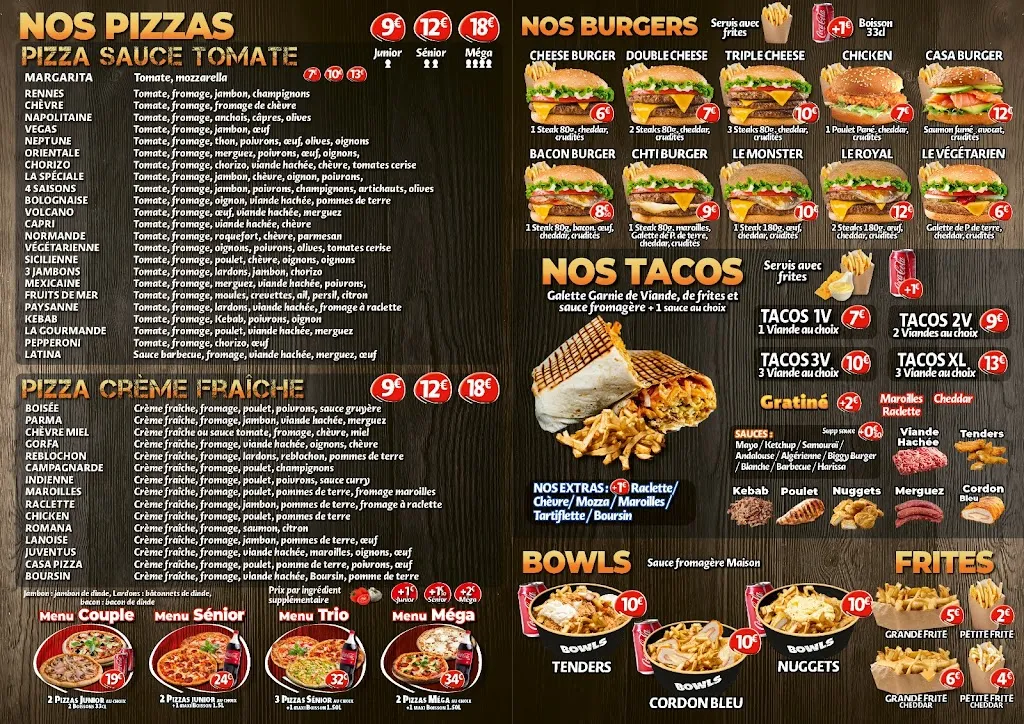 Menu_CASA PIZZA Tergnier_Tergnier_image_1