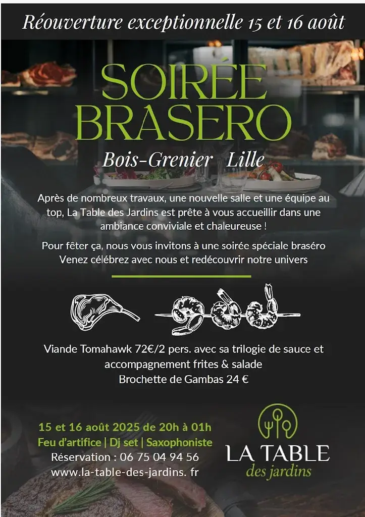 Menu_La Table Des Jardins_Bois-Grenier_image_1