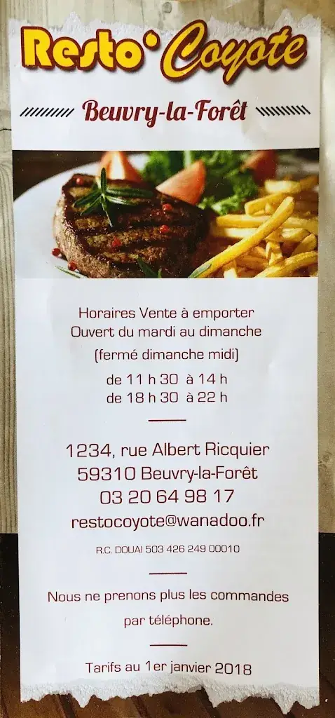 Menu_Resto Coyote_Beuvry-la-Forêt_image_4