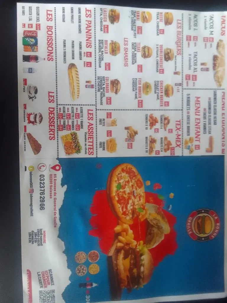 Menu_LA BONNE GRAILLE_Soissons_image_2