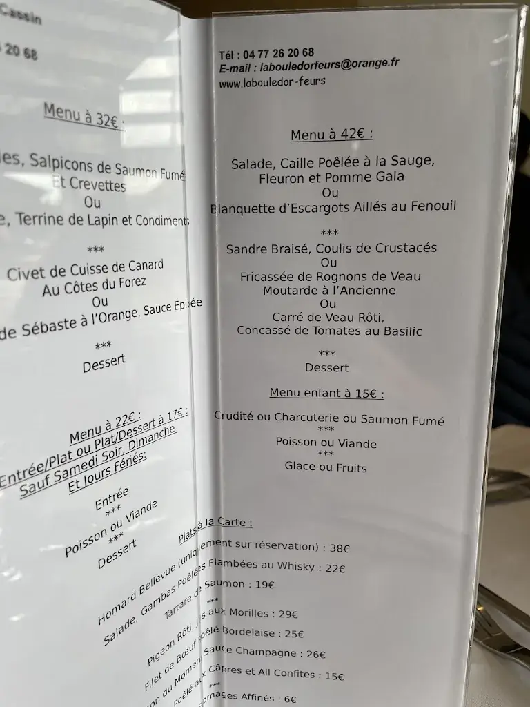 Menu_RESTAURANT LA BOULE D'OR_Feurs_image_3