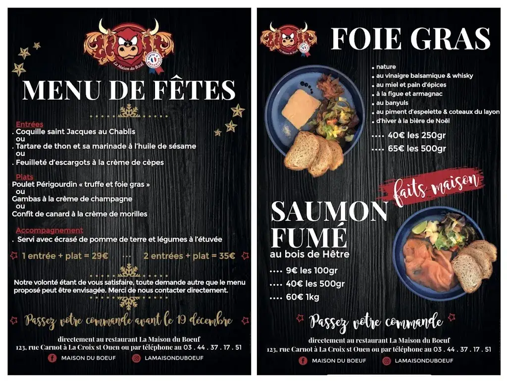Menu_La Maison du Bœuf_Lacroix-Saint-Ouen_image_1