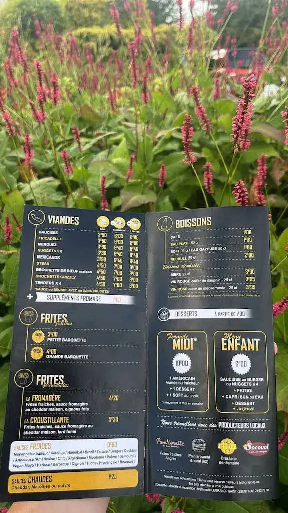 Menu_Friterie La frite 5 étoiles_Bouvigny-Boyeffles_imagen_2