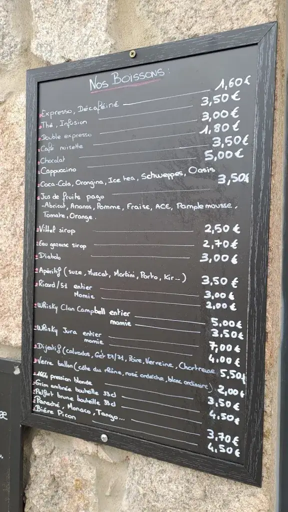 Menu_Café Restaurant De La Mairie_Feurs_image_1