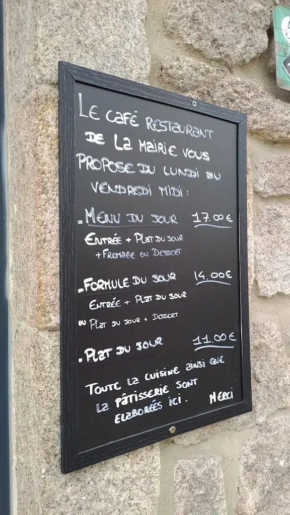 Menu_Café Restaurant De La Mairie_Feurs_image_2