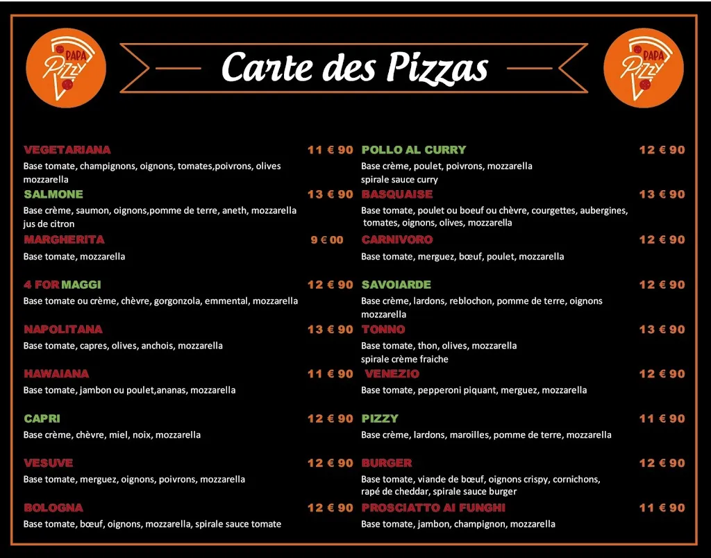 Menu_Papa Pizzy_Billy-Montigny_image_1
