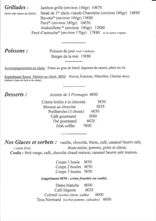 Menu_Restaurant Le P'tit Brouck_Brouckerque_image_1