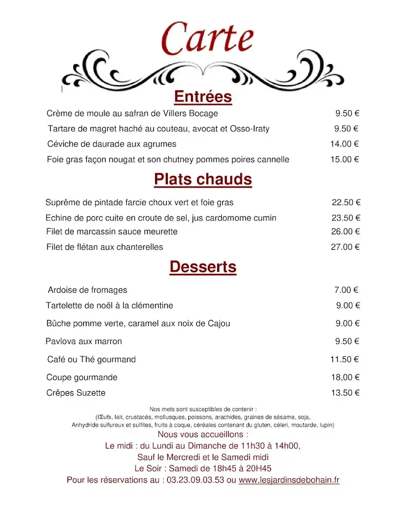 Menu_Les Jardins de Bohain_Bohain-en-Vermandois_image_2