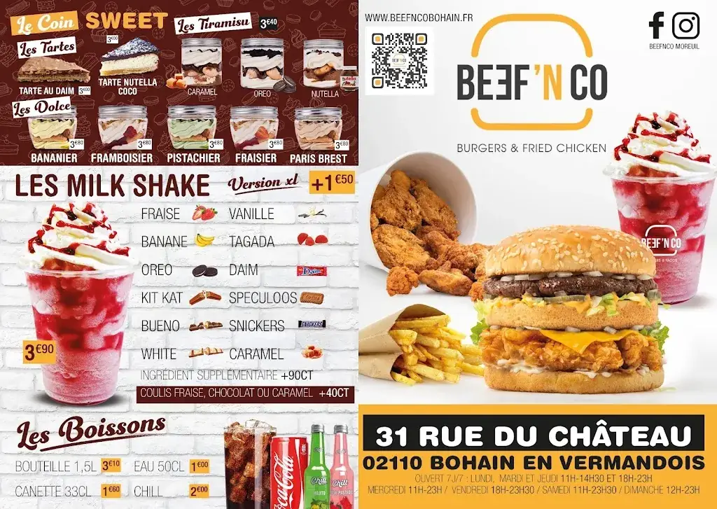 Menü_Beef’n Co - Bohain en Vermandois_Bohain-en-Vermandois_Bild_1