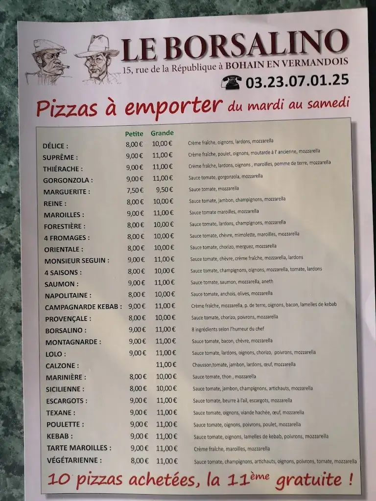 Menu_Le Borsalino_Bohain-en-Vermandois_image_1